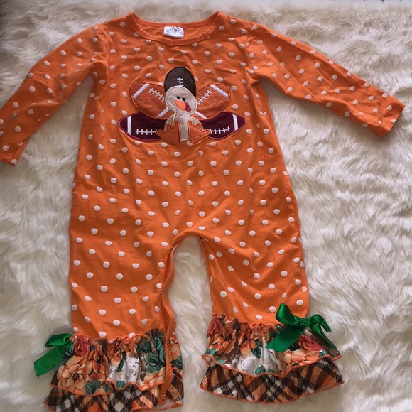 Other - Football Turkey Romper